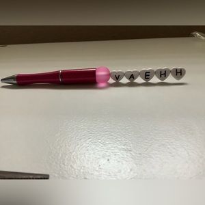 Custom beaded pens
